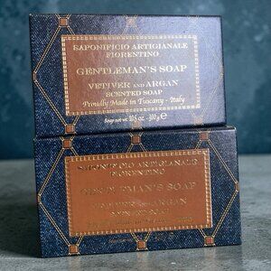 SAPONIFICIO ARTIGIANALE Gentleman’s Soap Vetiver & Argan Scented Bar Soap 10.5oz